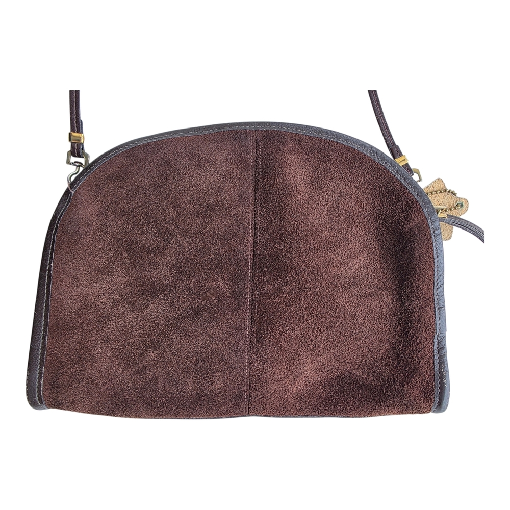 Vintage ETRA Brown Suede & Leather Women's Bag - Picture 5 of 8